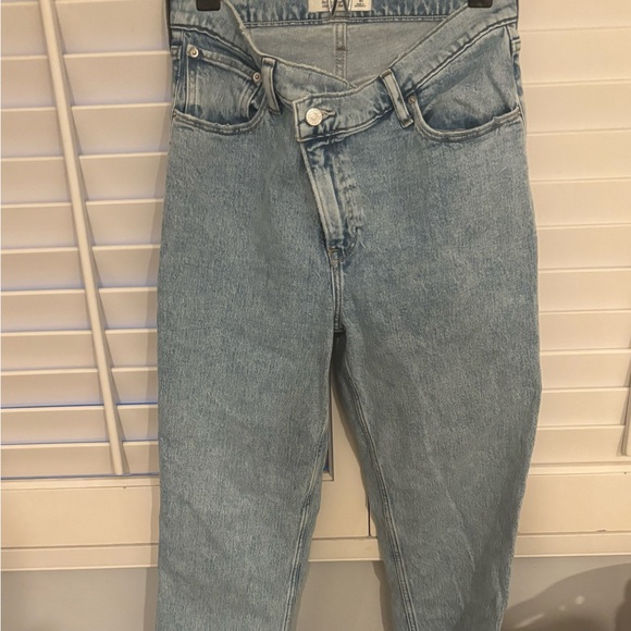 Abercrombie & Fitch Blue Straight Leg Jeans - Picture 1 of 3